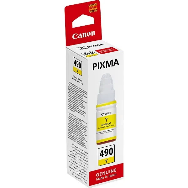 Ink Bottle Canon GI-490 Y, yellow, 70ml for PIXMA G1400/G2400/G3400 2