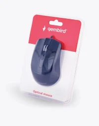 Gembird MUS-4B-01, Optical Mouse, 1200dpi, USB, Black 3