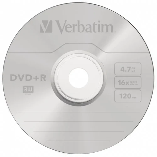 25*Cake DVD+R Verbatim, 4.7GB, 16x, 43500