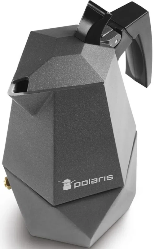 Geyser Coffee Maker Polaris Kontur-4C, Negru