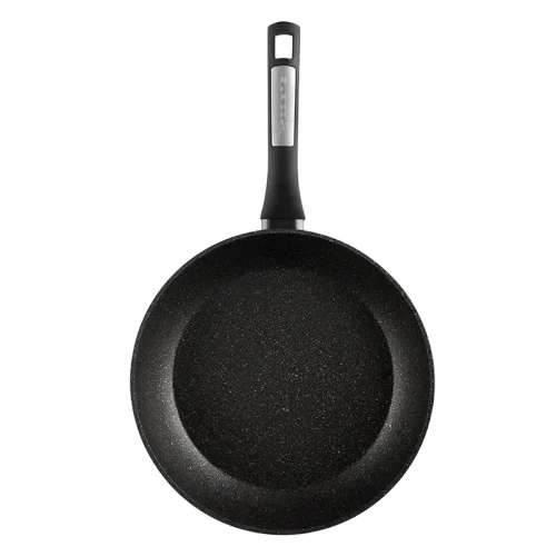 Сковорода Polaris Monolit-24F, 24cm, Чёрный