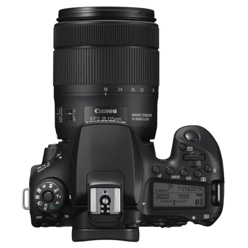 Зеркальный фотоаппарат Canon EOS 90D + EF-S 18-135 IS, Чёрный