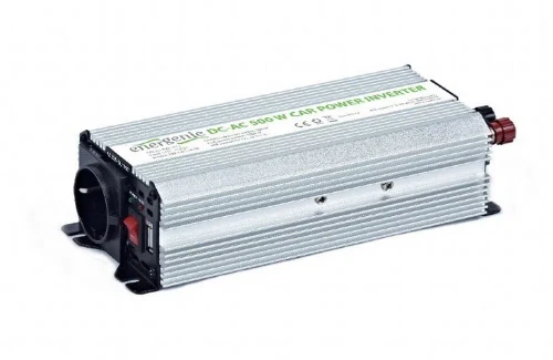Автомобильный инвертор Energenie EG-PWC-033, 500Вт, Серебристый