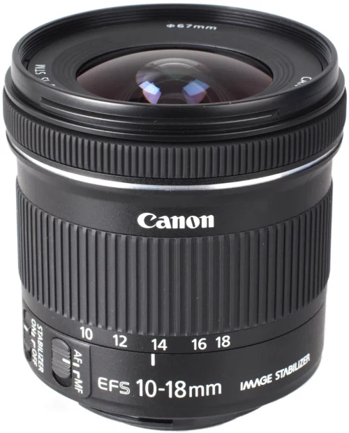 Объектив Canon EF-S 10-18mm f/4.5-5.6 IS STM