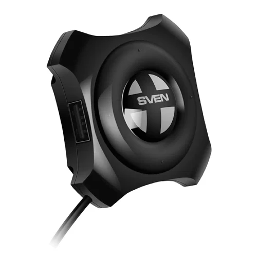 USB 2.0 Hub 4-port SVEN "HB-432", Black
