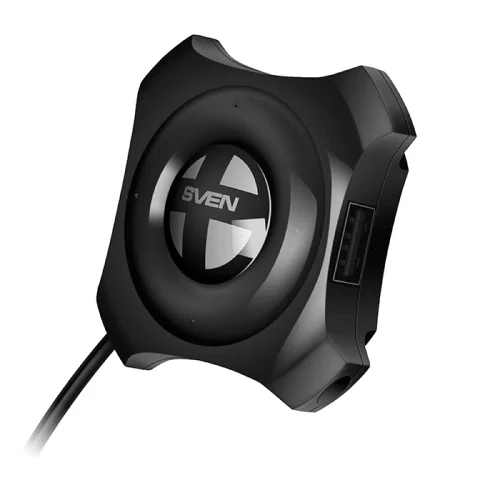 USB 2.0 Hub 4-port SVEN "HB-432", Black