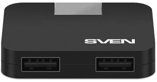 USB 2.0 Hub 4-port SVEN "HB-677", Black