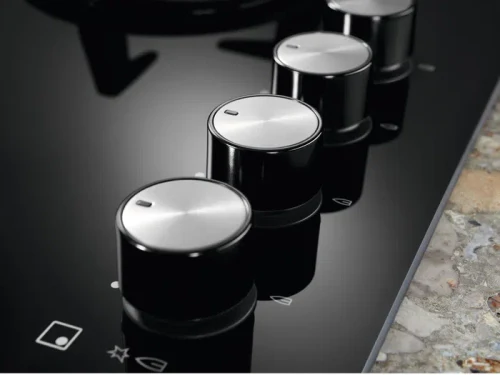 Plită incorporabilă cu gaz Electrolux KGG6437K, Negru