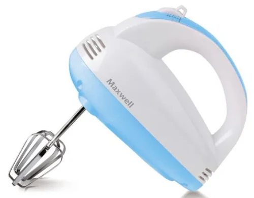 Миксер Maxwell MW-1360, Белый/Синий