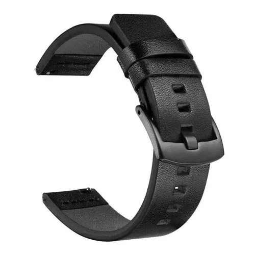 Ремешок кожаный 22mm Black