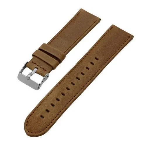 Ремешок кожаный 22mm Brown