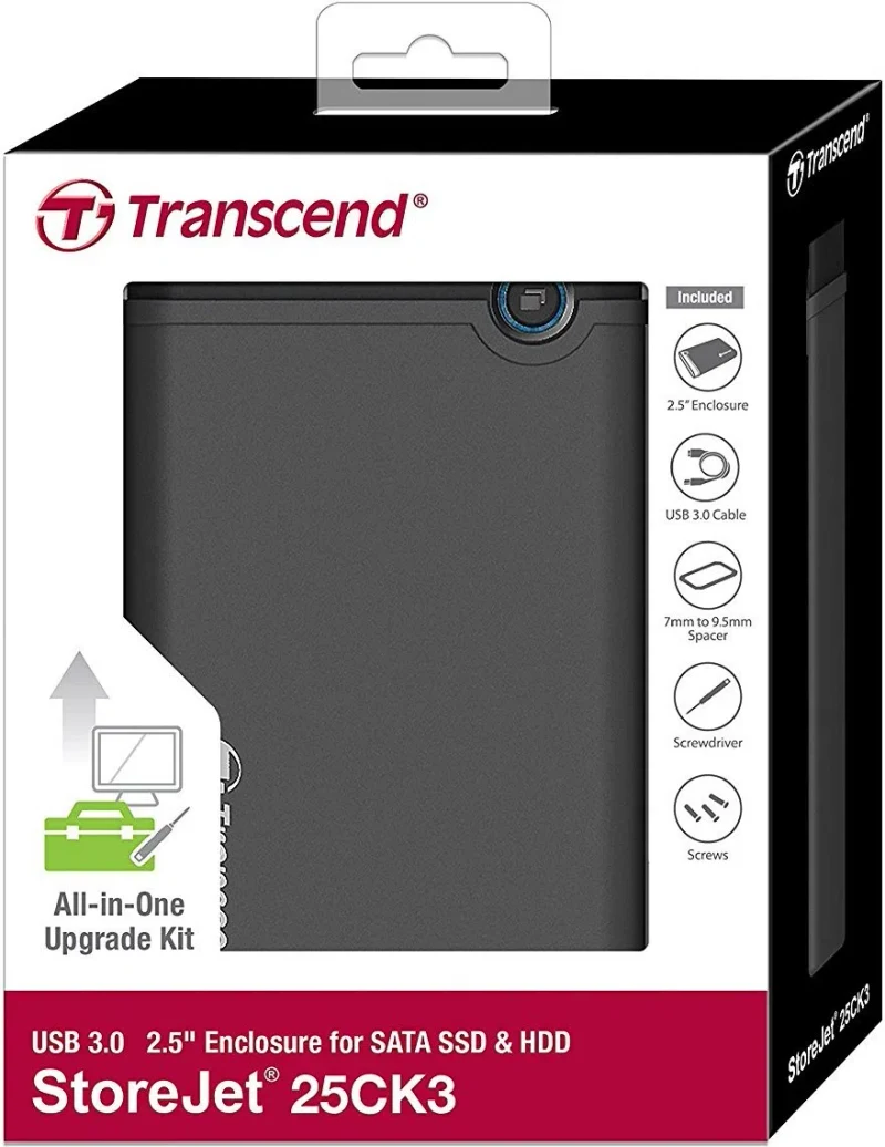 Rack extern Transcend StoreJet TS0GSJ25CK3 Rubber 3