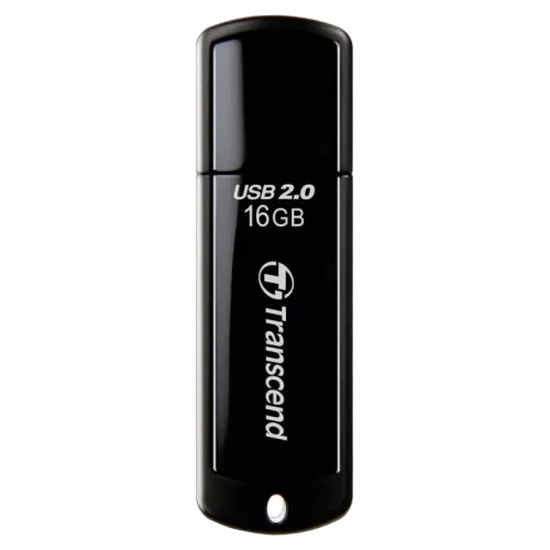 Флеш-накопитель Transcend JetFlash 350, 16ГБ, Black