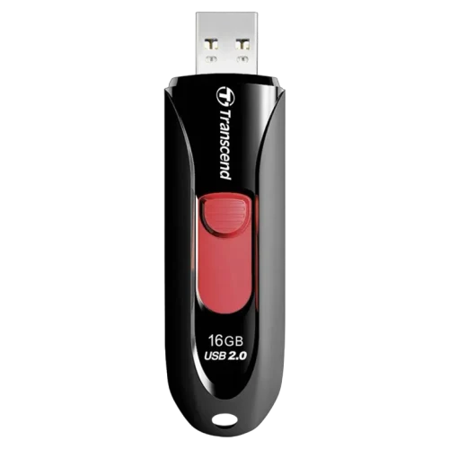 Флеш-накопитель Transcend JetFlash 590, 16ГБ, Black