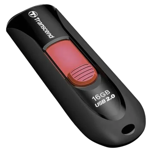 Флеш-накопитель Transcend JetFlash 590, 16ГБ, Black