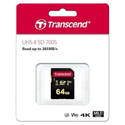 Card de memorie Transcend SDC700S, 64 GB, Black