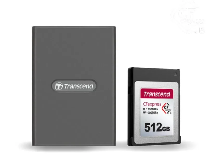 Кардридер Transcend TS-RDE2, USB Type-C, Серый 4
