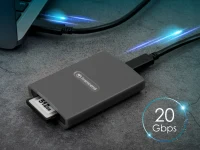 Кардридер Transcend TS-RDE2, USB Type-C, Серый 5