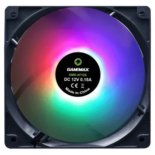 Ventilator PC Gamemax GMX-AF12X, 120 mm, Negru