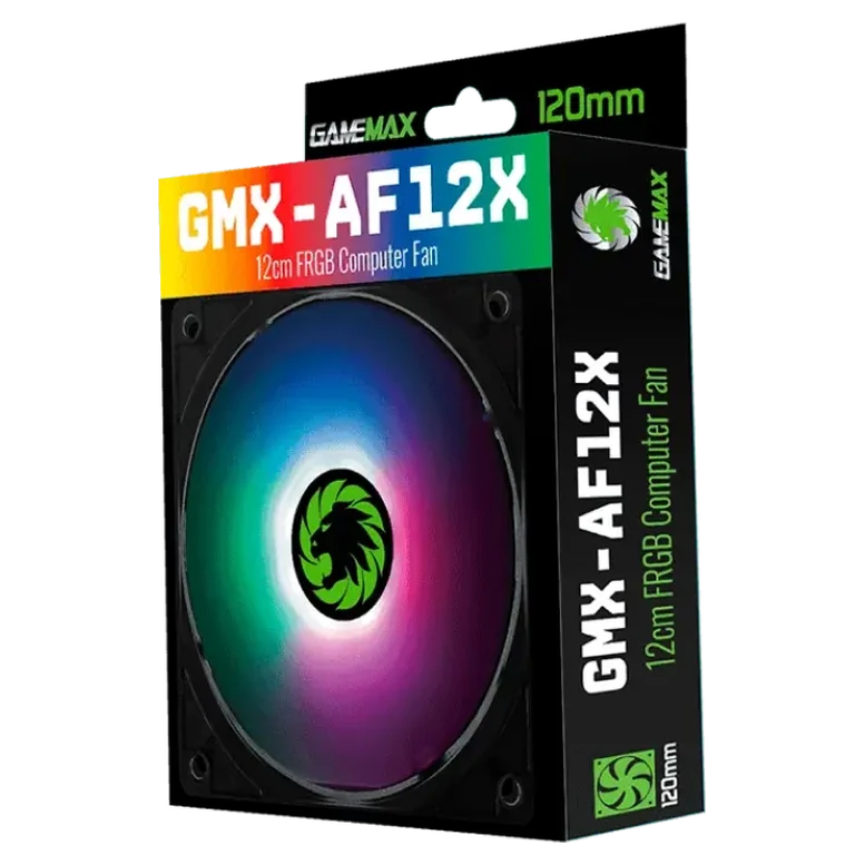 Вентилятор для ПК Gamemax GMX-AF12X, 120 мм, Черный 5