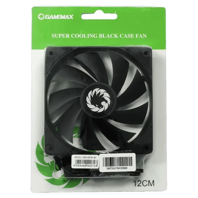 Ventilator PC Gamemax GMX-WFBK BK, 120 mm, Negru 7