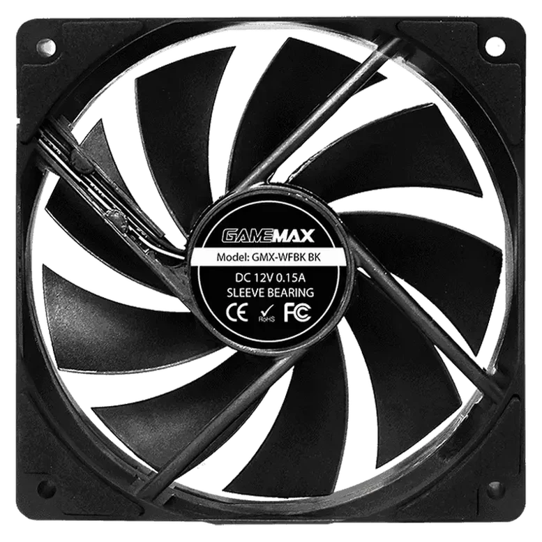 Ventilator PC Gamemax GMX-WFBK BK, 120 mm, Negru 6