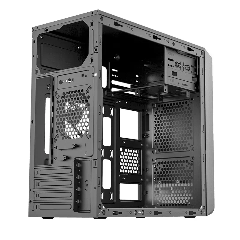 Компьютерный корпус Sohoo 6503BK, Micro-ATX, ATX, Чёрный 3