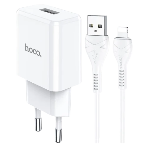 Încărcător Hoco N9 Especial Lightning White