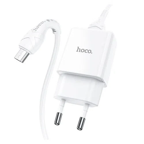 HOCO N9 Especial single port charger set Micro White
