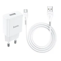 HOCO N9 Especial single port charger set Type-C White 2