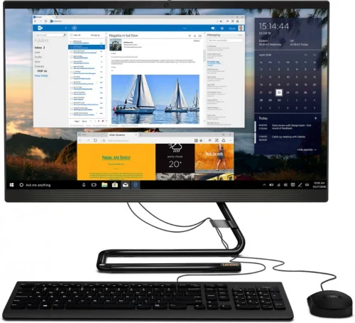 Моноблок Lenovo IdeaCentre 3 22ADA05 Black (3050U 4Gb 256Gb No OS)