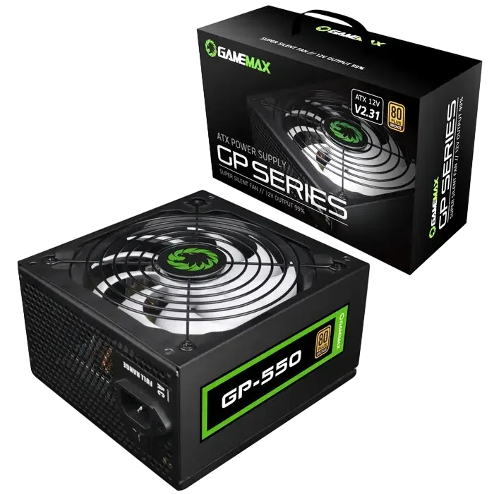 Sursă Alimentare PC Gamemax GP-550, 550 W, Negru 12