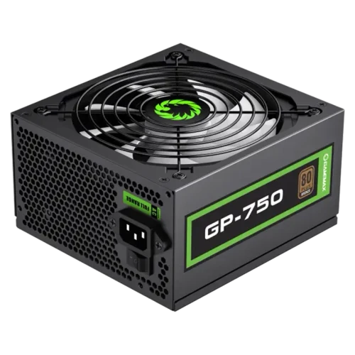 Блок питания для компьютеров Gamemax GP-750, 750 Вт, Черный