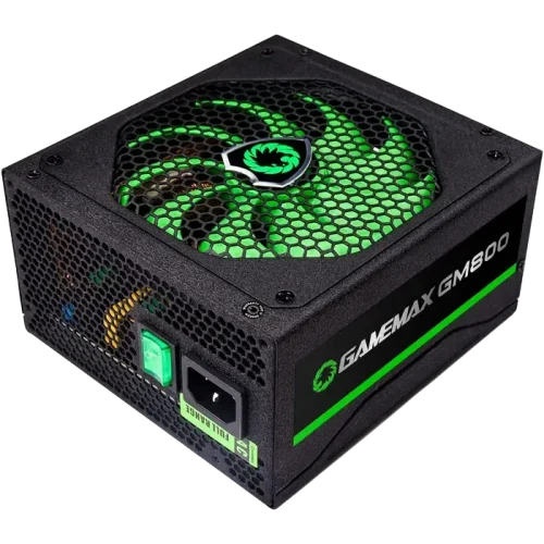 Блок питания для компьютеров Gamemax GM-800, 800 Вт, Черный