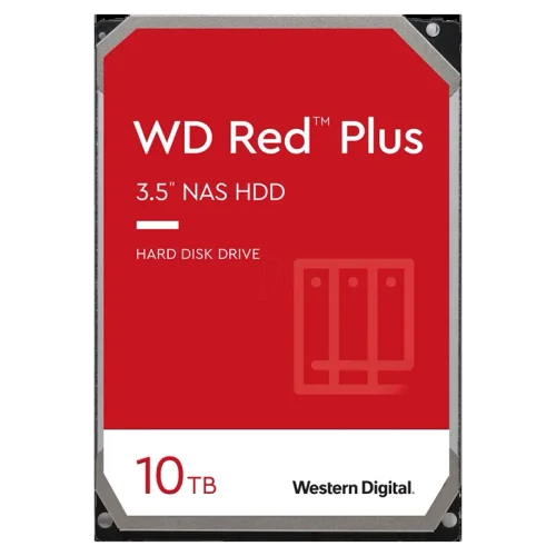 Жесткий диск Western Digital Red Plus WD101EFBX, 10ТБ, 3.5"