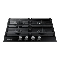 Газовая варочная панель Samsung NA64H3000AK/WT, Black 2