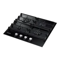 Газовая варочная панель Samsung NA64H3000AK/WT, Black 3