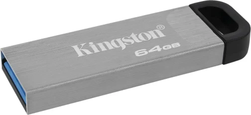 Флеш-накопитель Kingston DataTraveler Kyson, 64Гб, Серебристый