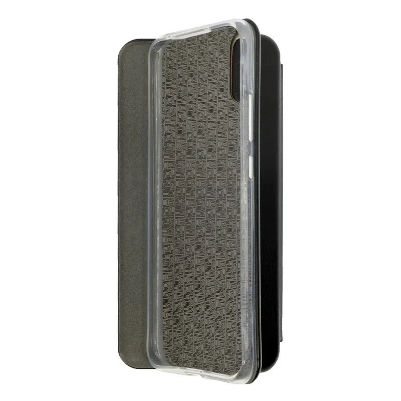 Flip case Smooth/plain leather for Xiaomi Redmi Note 10 Pro Black 2