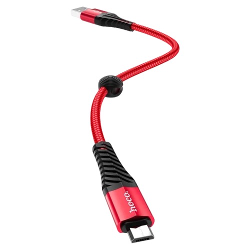 Кабель HOCO X38 Cool Charging, USB-A to Micro-USB, 1 м, Черный