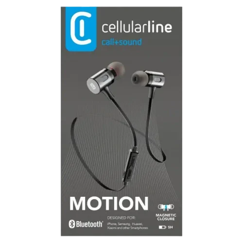Наушники Cellularline Motion, Беспроводные, Черный
