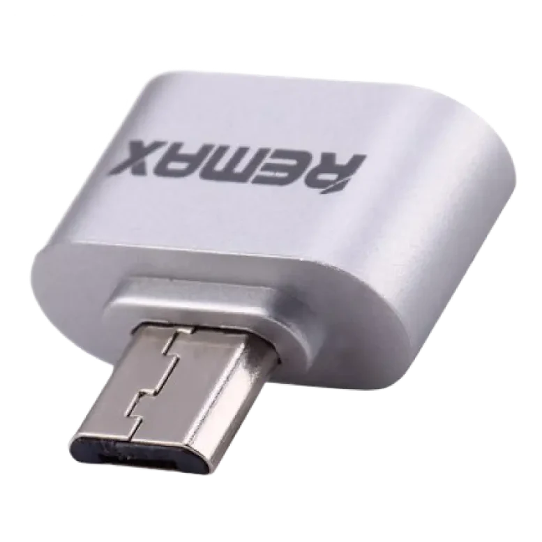 Adaptor Remax RA-OTG, Micro-USB to USB-A, Argintiu 3