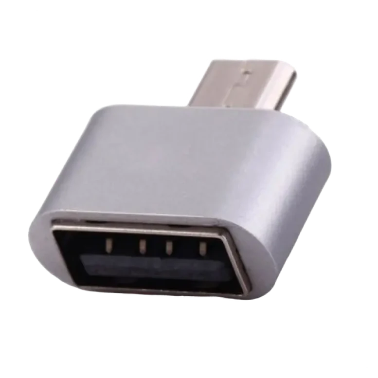 Adaptor Remax RA-OTG, Micro-USB to USB-A, Argintiu 2