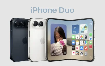 iPhone Duo: ecran mare. Pliabil. Rezistent.