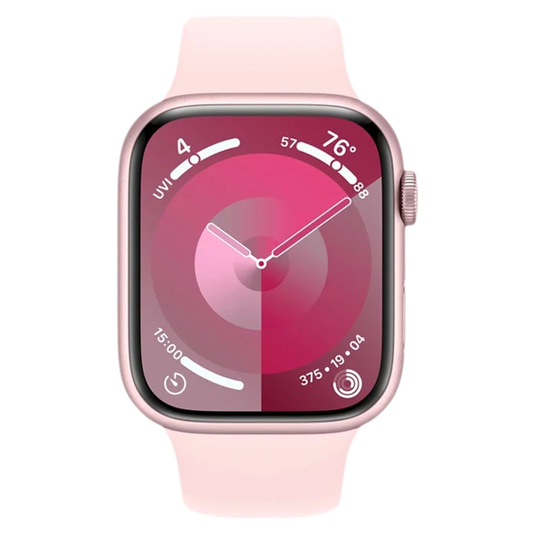 Apple Watch 9 GPS 41mm Aluminiu Pink Silicon Pink