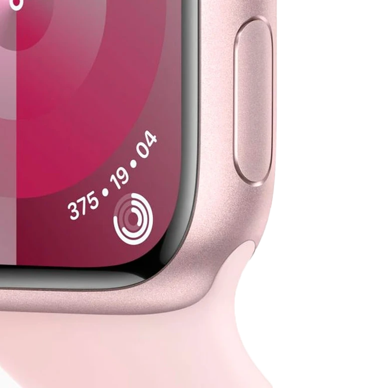 Apple Watch 9 GPS 41mm Aluminiu Pink Silicon Pink