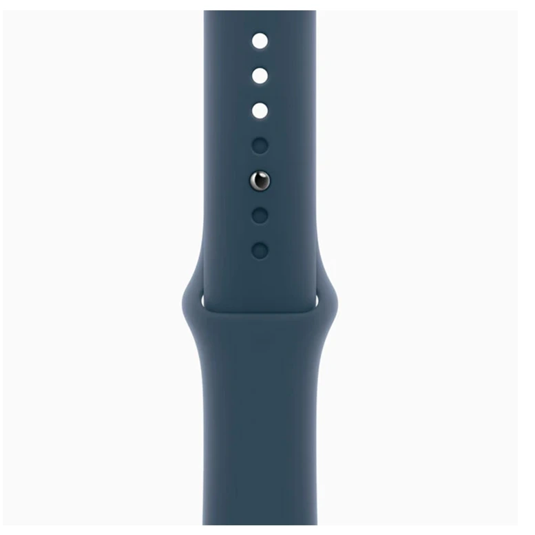 Apple Watch 9 GPS 45mm Aluminiu Silver Silicon Blue