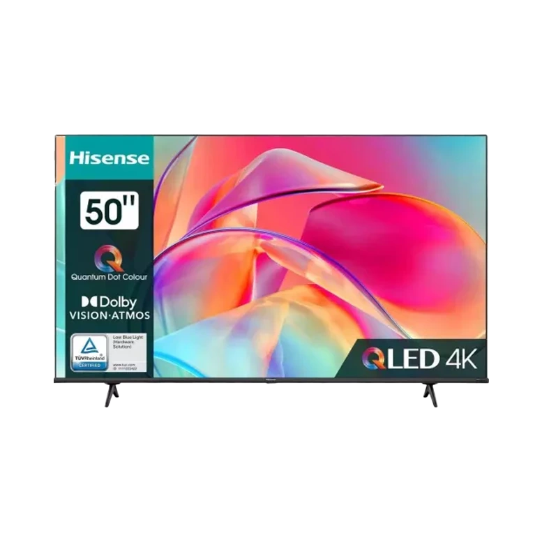 50" QLED SMART Телевизор Hisense 50E7KQ, 3840x2160 4K UHD, VIDAA U6.0, Чёрный