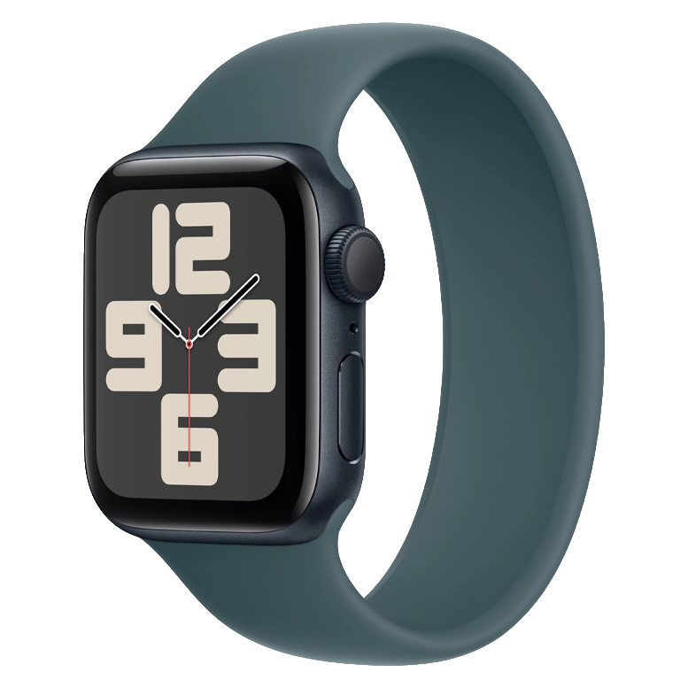 Apple Watch SE 2024 Midnight GPS Solo Loop Lake Green 40 mm