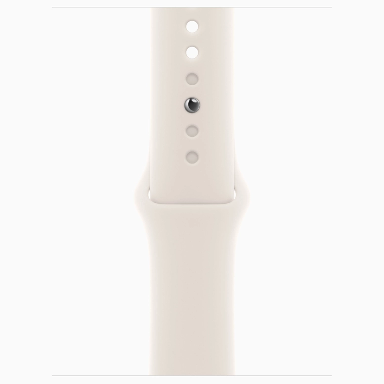 Apple Watch SE 2024 Midnight GPS Sport Band Starlight 44 mm